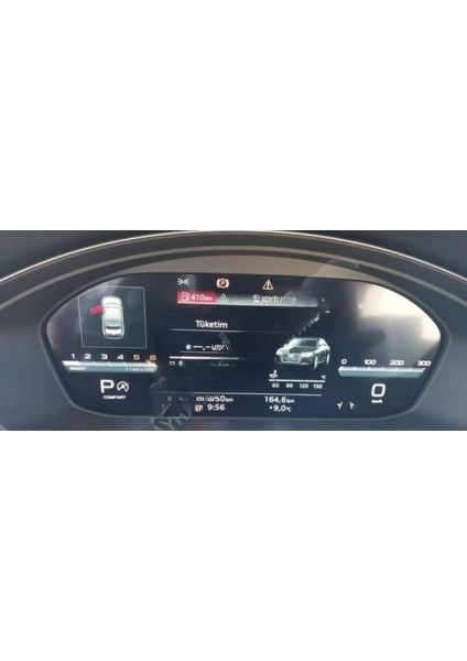 Audi Q5 2021-2025 Model Direksiyon Arkası Gösterge Panel Uyumlu 9h Nano Ekran Koruyucu fiyatları