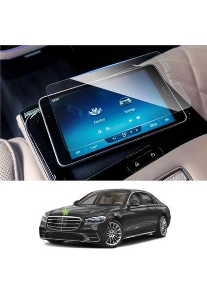 Mercedes S Serisi 2021-2024 Model Arka Kısım Tablet Uyumlu 9h Nano Ekran Koruyucu