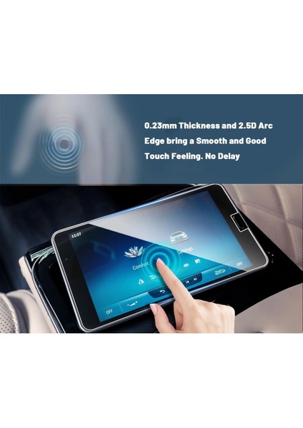 Mercedes S Serisi 2021-2024 Model Arka Kısım Tablet Uyumlu 9h Nano Ekran Koruyucu fiyatları