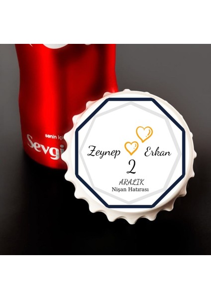 Söz Hediyesi Isimli Tarih Baskılı 24 Adet Magnet Açacak