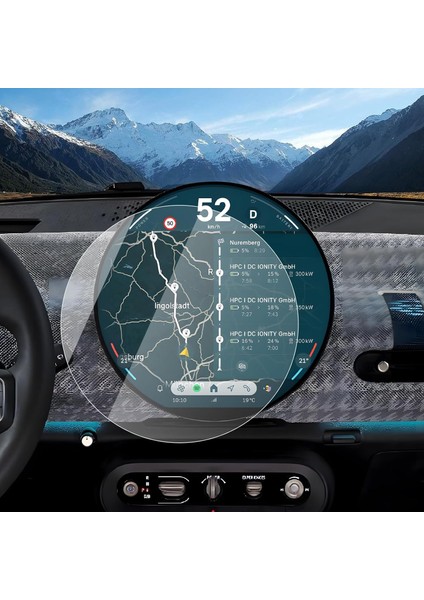 Mini Cooper / Countryman 2024 2025 Uyumlu Navigasyon ve Bilgi Ekranı 9h Nano Ekran Koruyucu
