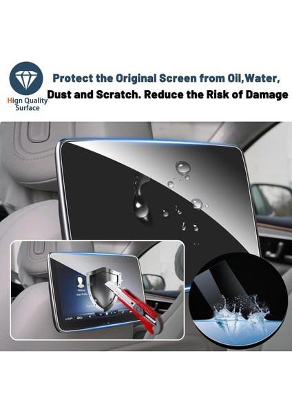 Mercedes S Serisi 2021-2024 Model Arka Koltuk Tv Uyumlu 2 Adet 9h Nano Ekran Koruyucu indirimleri