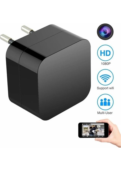 Kingline Wifi Telefon Şarj Adaptörü Bakıcı Kamerası