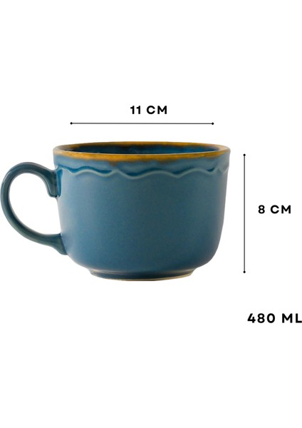 Koffie Kupa Lacivert 480 ml