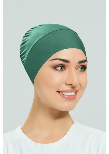 Havuz Deniz Düz Bone R-999-B Yeşil