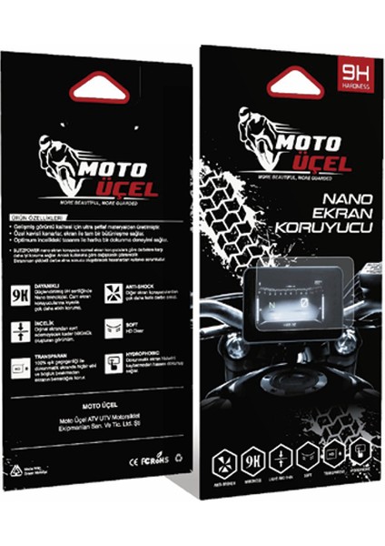 Moto Üçel Cf Moto 650 mt Uyumlu Nano Ekran Koruma