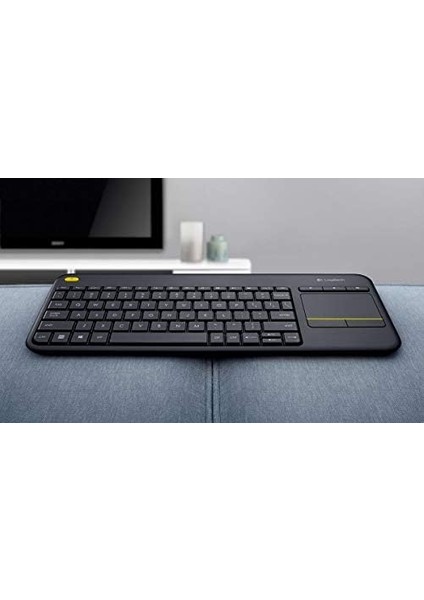 K400 Plus Rf Kablosuz Qwerty Türkçe Siyah Klavye (Standart, Kablosuz, Rf Kablosuz, Qwerty, Siyah)