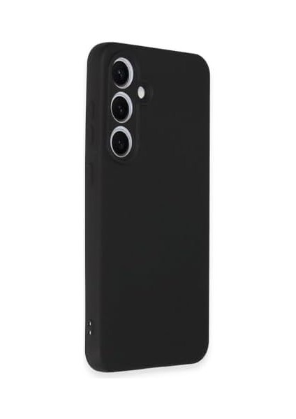 Samsung Galaxy S24 Fe (6.7) Inç ile Uyumlu Içi Kadife Kamera Korumalı Lansman Silikon Kılıf Ince Yapılı Tam Koruma Sağlayan Kamera Korumalı Kılıf (Siyah)