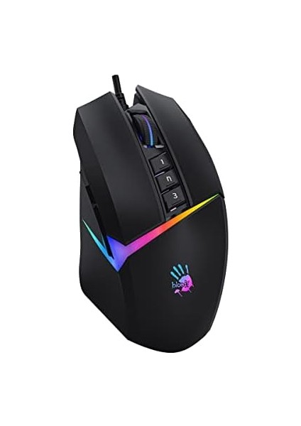 W60 Max S.black 10K Cpi Optik, Rgb, Ultra Core 3&4 Aktif Gaming (Oyuncu) Mouse