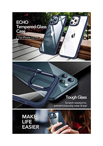 Apple iPhone 12 Pro Kılıf,ıce Shield Mavi