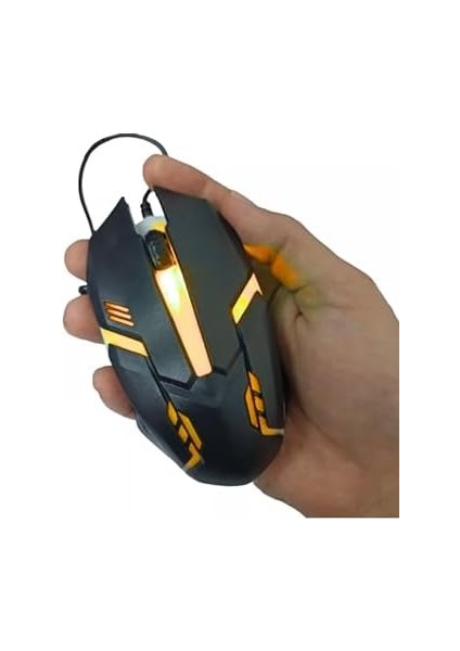 Thunder Rgb Kablolu 7 Renk Modu Gaming Oyuncu Mouse Optik