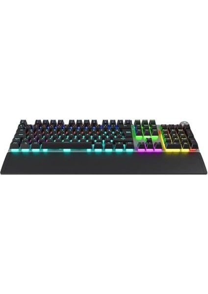 F2058 Bilek Destekli Rgb Makrolu Mekanik Kablolu Oyuncu Klavyesi