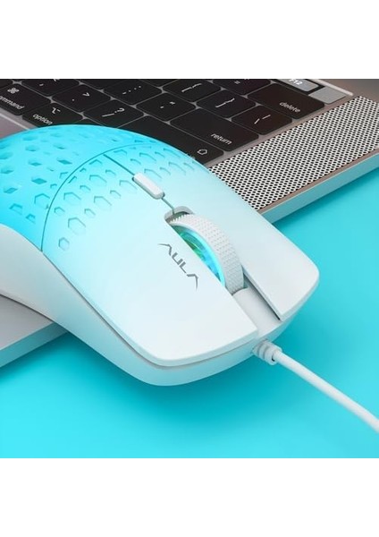 S11 Pro 3600DPI Rgb Optik Gaming Mouse Mavi
