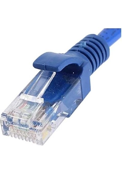 4217 Cat6 Ethernet Patch Adsl Modem Internet Kablosu, 15 M, Mavi