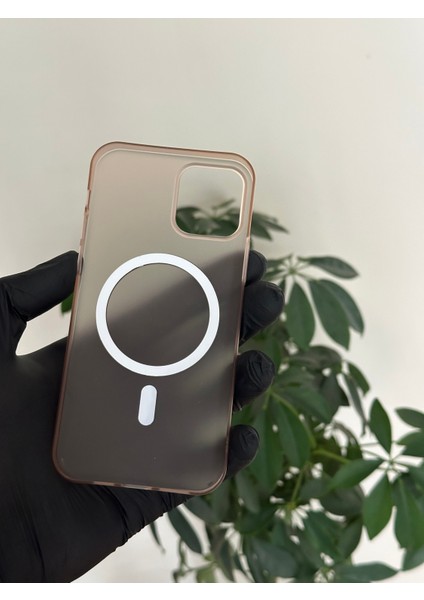 Iphone 12 Kılıf Magsafe Elite Premium Mat Sararmaz