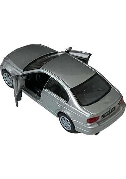 Bmw 330İ 11.5 1/36 Ölçek Diecast Metal Model Çek Bırak Araba Gri fiyatları