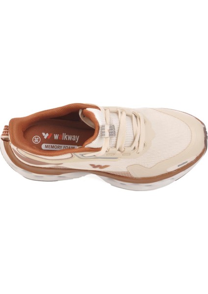 Z-25416 Bej Memory Foam Hafif Fileli Kadın Spor Ayakkabı Nora G fırsatları