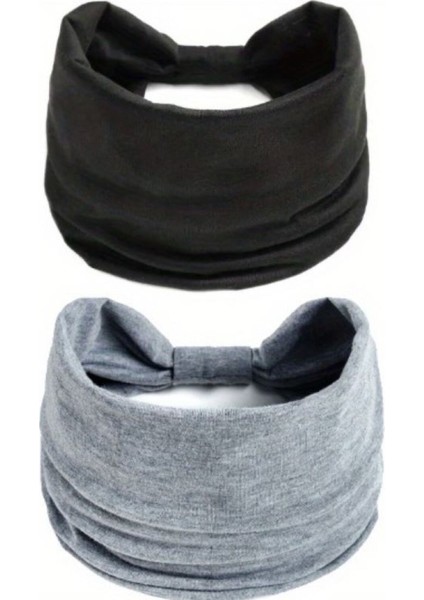 2'li Saç Bandı, Yoga Saç Bandı Pamuklu, Bandana