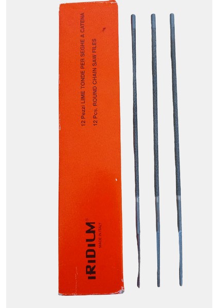 Motorlu Testere Zincir Bileme Eğesi Irıdıum 3/16 4,8 mm Orjinal