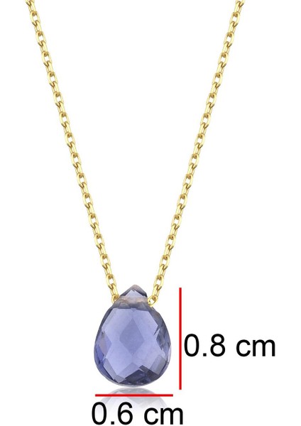 Iyolit Damla Taşlı Kolye indirimleri