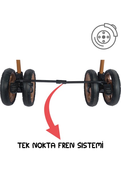 Lüks Baston Bebek Arabası Sırt Yatarlı (Siyah)