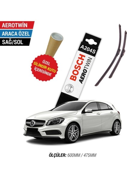 Mercedes A W176 Silecek Seti (2016-2018) Aerotwin A204S