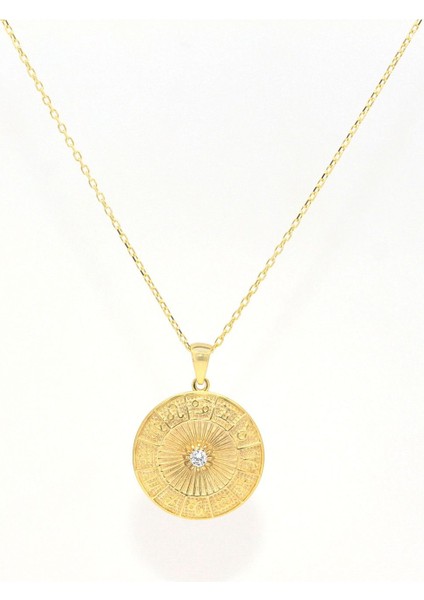 925 Ayar Gümüş Horoskop Burç Kolye