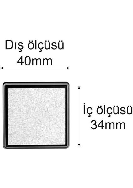 Beyaz Renk Mürekkepli Baskı Pedi 40*40MM Çabuk Kuruyan Su Bazlı fiyatları
