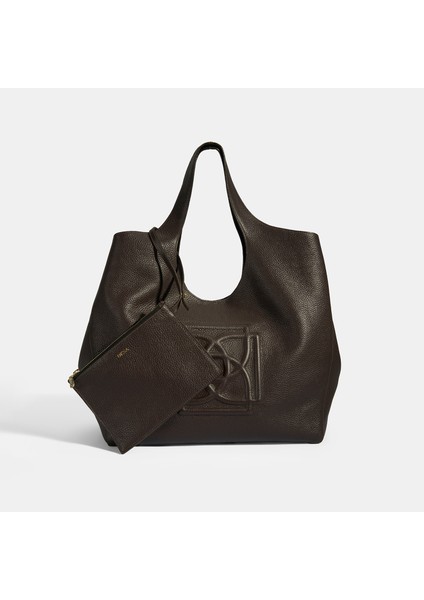 Kadın Kahve Deri Omuz Çantası