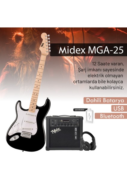 RPH-31WB-25AMP Solak Elektro Gitar 25W Amfili Full Set fiyatları