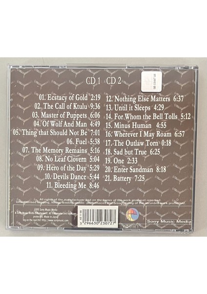 Metallica & Symphony 2 CD (Dönem Baskı Cd) fiyatları