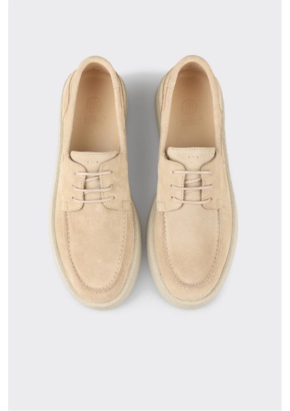 Bej Deri Erkek Günlük Ayakkabı fırsatları