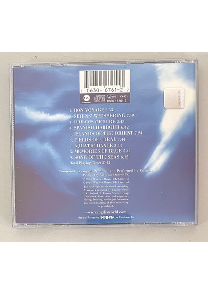 Vangelis Oceanic CD (Dönem Baskı Cd)