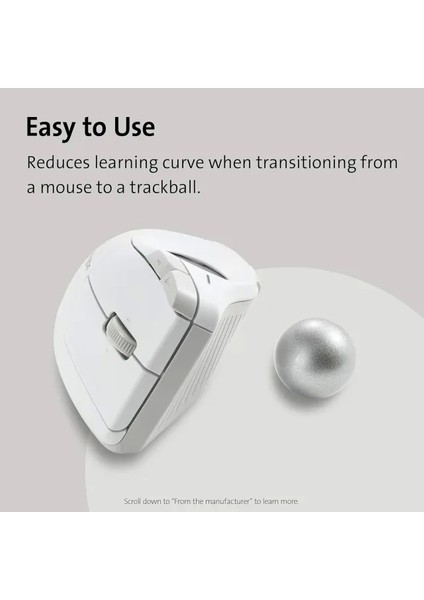 Pro Fit® Ergo Vertical Kablosuz Iztopu Mouse - Beyaz modelleri