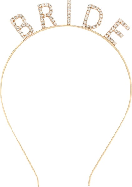 Altın Gold Renk Bekarlığa Veda Kristal Taş Bride Tacı Ithal fiyatları