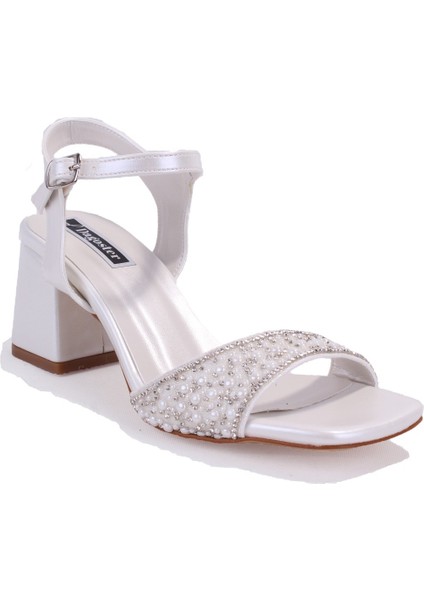 DZA07-3371040 Sedef Klasik Topuklu Kadın Ayakkabı