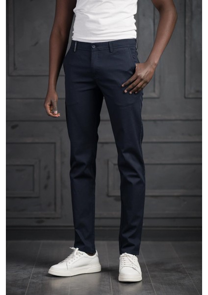 Slimfit Küçük Armürlü Yazlık Pamuklu Gabardin Pantolon modelleri