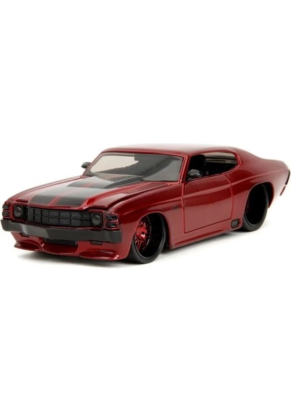 Pembe Slips 1:24 W7 1971 Chevy Ss Die-Cast Araba modelleri