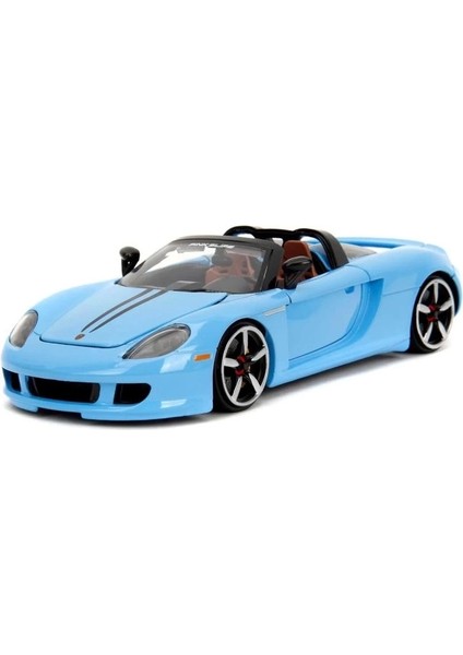 Pembe Fişler 1:24 W6 Porsche Carrera Gt Die-Cast Araba