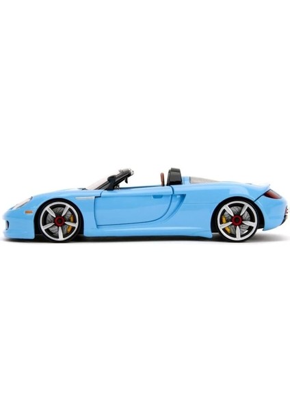 Pembe Fişler 1:24 W6 Porsche Carrera Gt Die-Cast Araba