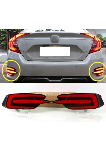 Honda Civic Fc5 E Dizayn Arka LED Sis