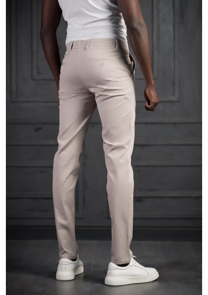 Slimfit Küçük Armürlü Yazlık Pamuklu Gabardin Pantolon modelleri