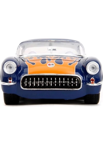1:24 1957 Chevrolet Corvette Döküm Araba fiyatları