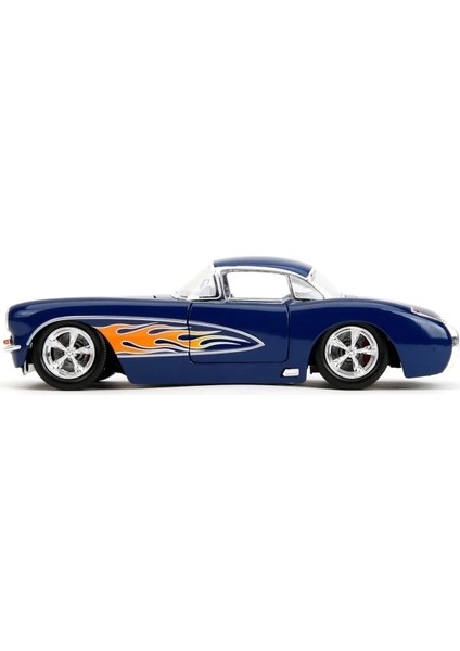 1:24 1957 Chevrolet Corvette Döküm Araba modelleri
