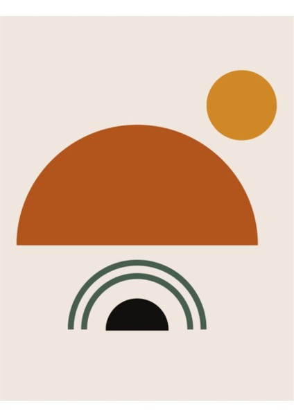 Soft Minimalist Duvar Posteri , Kalın Kağıt Baskı Afiş Mdl6