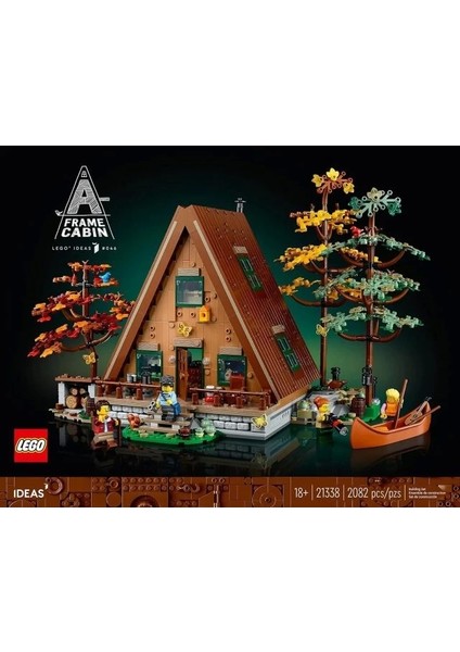 Ideas A-Frame Kabin Koleksiyonluk Sergi Seti 21338