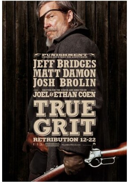 True GRIT(2010) Afiş - Poster Kağıt - Afiş - POSTER-8460
