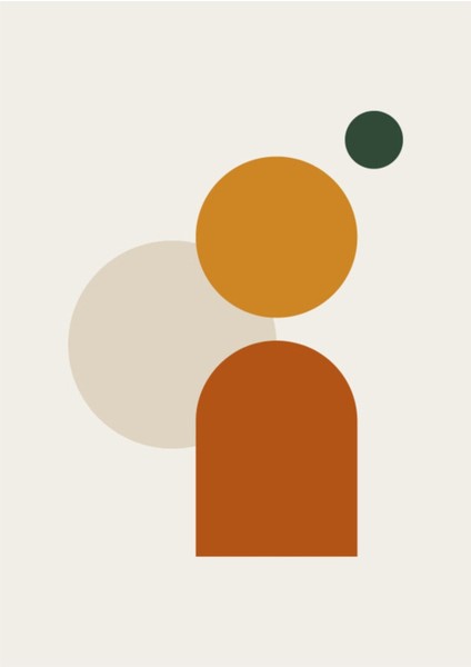 Soft Minimalist Duvar Posteri , Kalın Kağıt Baskı Afiş MDL19