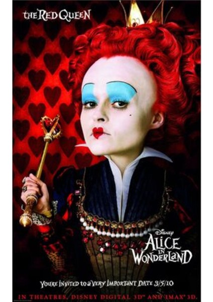 Alice Inwonderland (2010) 2 Kağıt - Afiş - POSTER-1213