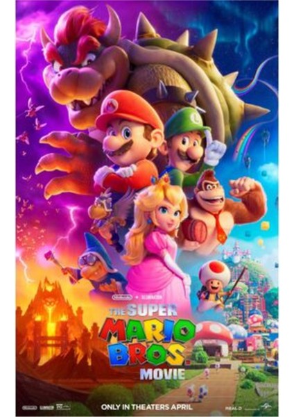The Supermario Bros. Movie (2023) 0002 Afiş - Poster Kağıt - Afiş - POSTER-7947